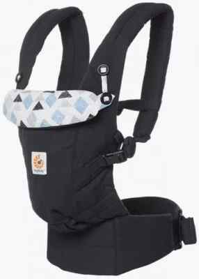 ERGOBABY Original Baby Carrier Infant Toddler Blac Triangle Adjustable Strap NEW