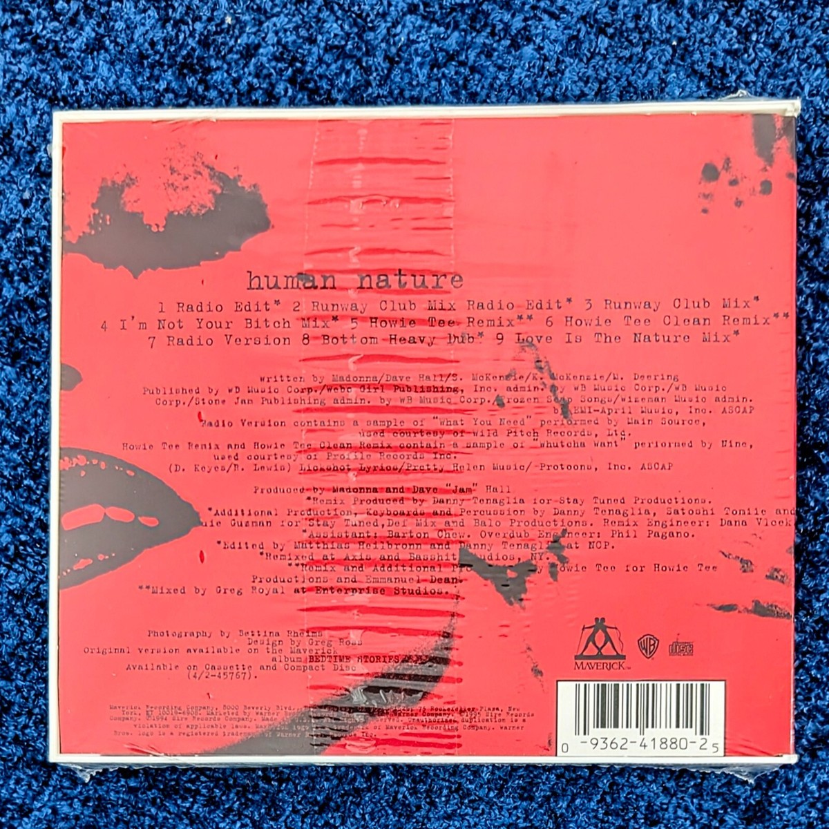 美盤　マドンナ　Human Nature　紙ジャケ仕様　EU盤 CDシングル Madonna – Human Nature – Vinyl (12