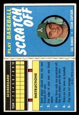 1971 Topps Scratch-Offs Baseball #4 Sal Bando EX