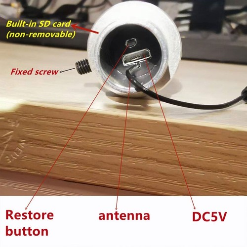 HD Wireless 4K WiFi Door Peephole Camera Motion Detect Recording For Smartphone - Picture 5 of 6