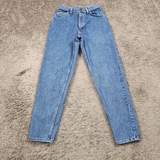 VINTAGE Wrangler Jeans Womens 6P Tapered Mom High Medium Wash Rodeo USA 24x29