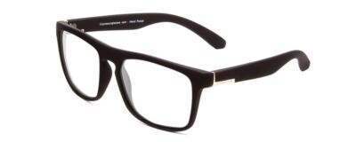Coyote Eyewear Inc.Marco Designer Reading Eye Glasses in Matte Black Square 53mm
