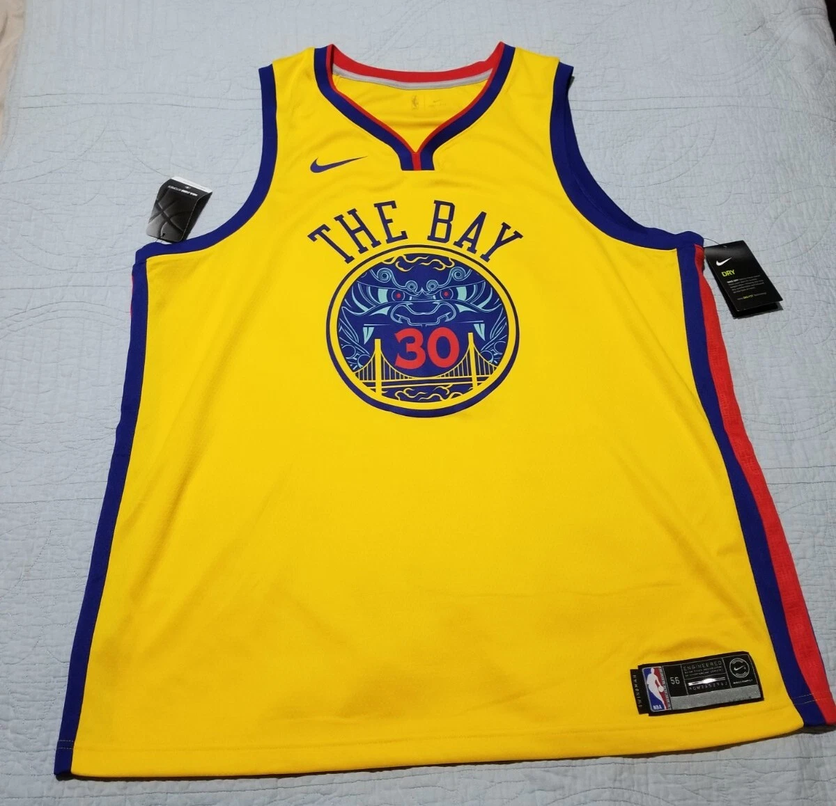 stephen curry the bay jersey