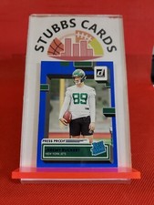 2022 Donruss Jeremy Ruckert Blue Press Proof Rated Rookie Card RC #391 N.Y. Jets