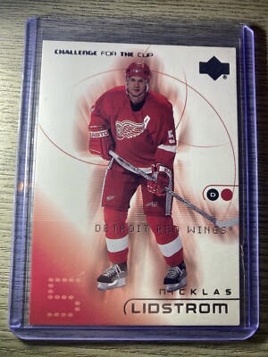 Niklas Lidstrom - Red Wings - 2001-02 Upper Deck Challenge for the Cup - #30