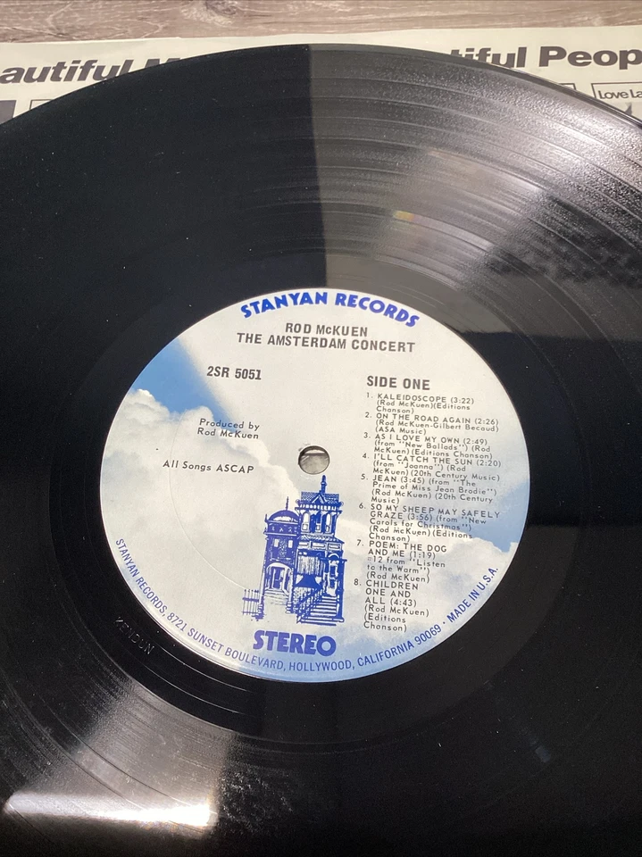 ROD McKUEN - The Amsterdam Concert 1971 US PROMO Limited Edition # 135 Double LP Foto 2 de 4