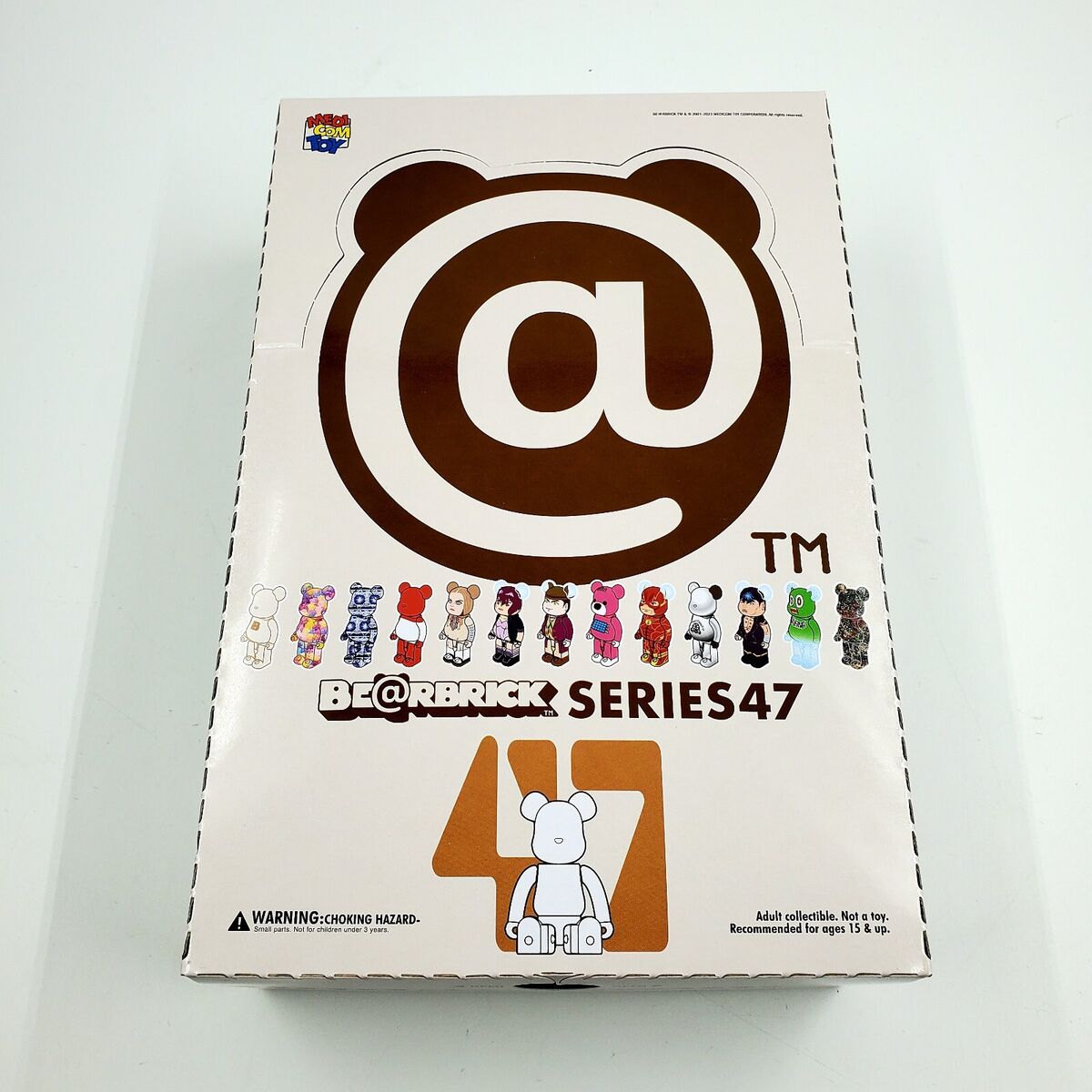 Medicom Toy series 47 bearbrick Be@rbrick Case of 24pcs Sealed Carton (4box)