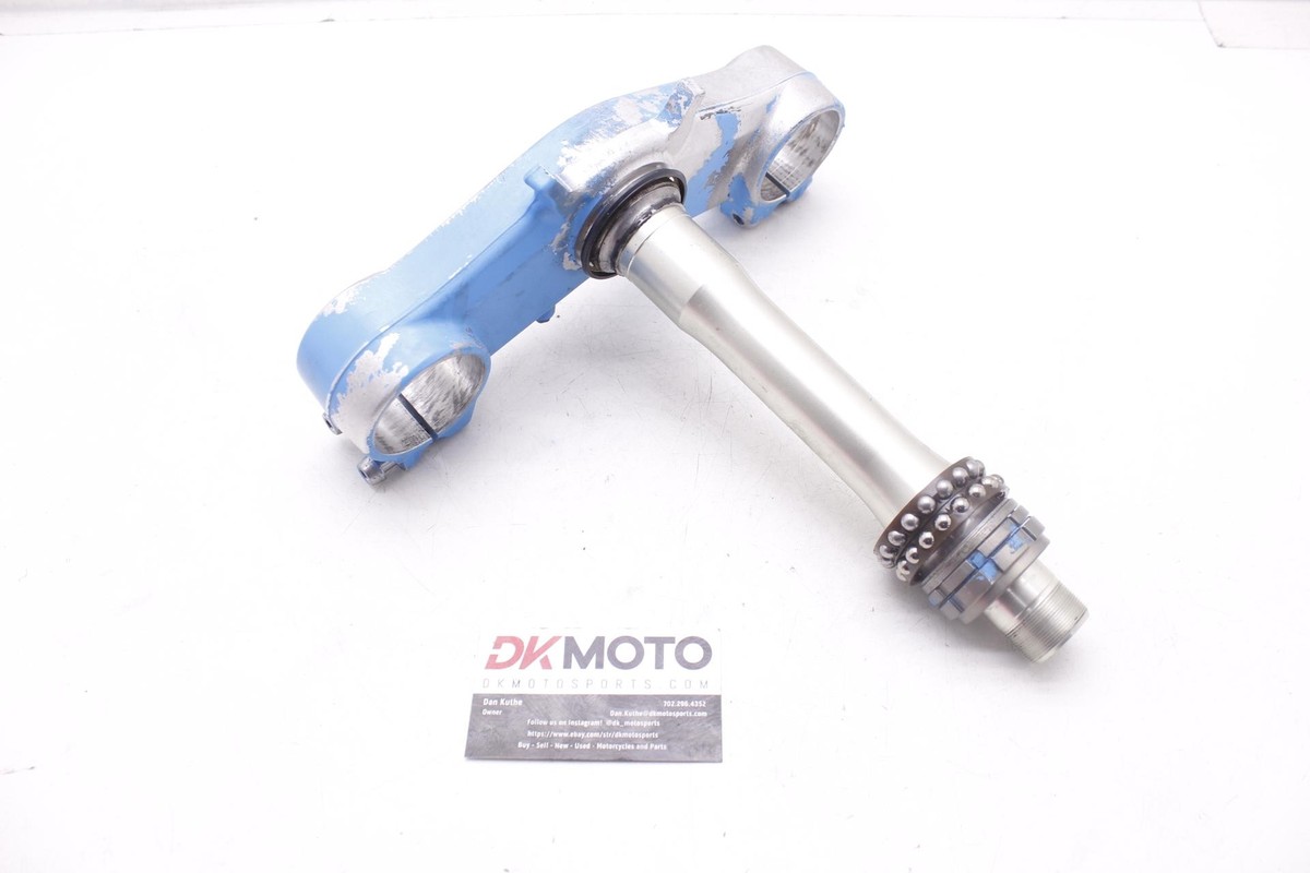 【Ri】SANEMORI 11/21 2006 06 KAWASAKI ZX6R OEM FRONT FORKS CLAMP LOWER TRIPLE