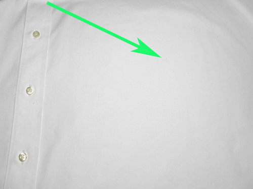 Brooks Brothers Supima White Cotton Dress Shirt Mens Size 20 34/35 SMALL SPOT - Picture 7 of 7