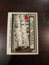 2001 Topps #52WS-1 Dodgers 1952 World Series