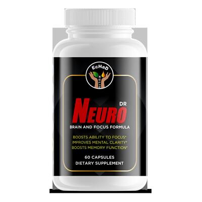 EcHaD Neuro Dr. Brain and Focus Formula - Cognitive Function, Mental Clarity,
