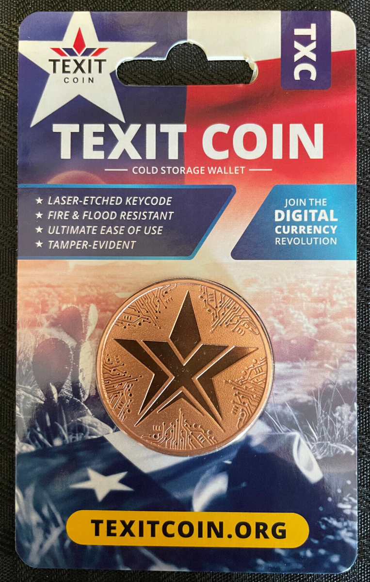 Cold Storage Crypto Wallet (TEXIT) .999 Fine Copper | eBay