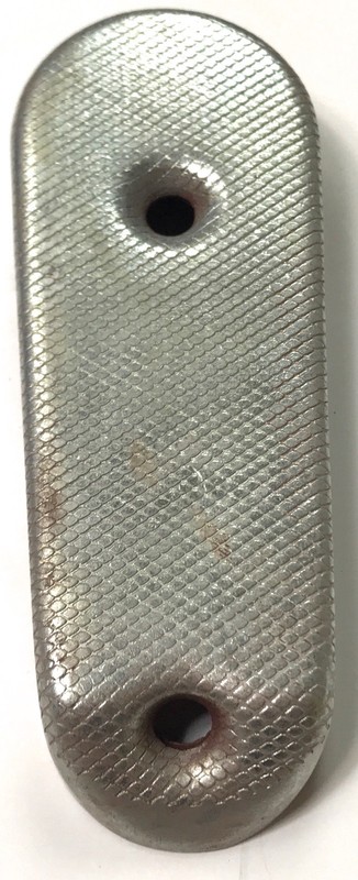  WWII GERMAN K98 98K RIFLE METAL WOODEN STOCK BUTT PLATE BUTTPLATE