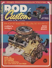 Rod & Custom February 1965 Rodders Midget Better Corvair 051220DBE