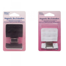 Hemline 50mm Magnetic Bra Back Extenders Strap Pregnancy Weight Gain