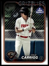 2024 Topps Pro Debut Cole Carrigg #PD-9