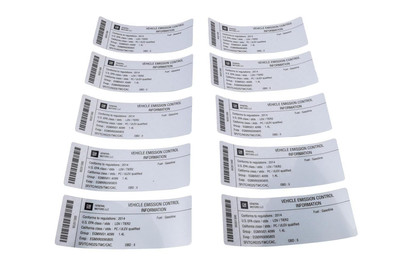 ACDelco Emission Control Information Label 95351300