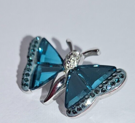 Swarovski Alua (V2) Blue Butterfly Brooch 928355 Paradise Bugs
