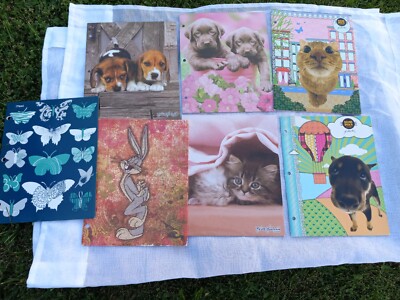 Lot Of 7 Vintage Portfolio Folders Keeper  Mead, Keith Kimberlin, Hana Deka