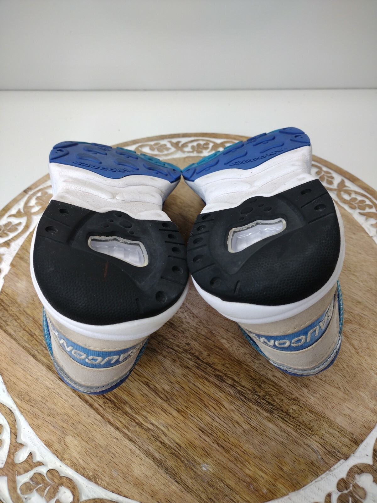 Saucony Aya Shoes S70460-2 in Blue & White Men's Size 7.5 thumbnail 7