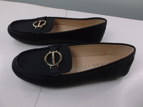 Calvin Klein Women's Layne Black Embellished Loafers 87.5 Medium NWOB - Picture 2 of 5