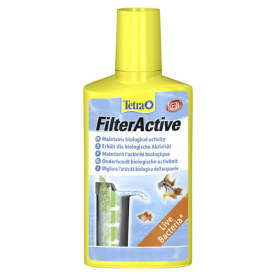 Tetra Filter Active Live Aquarium Filter Bacteria Removes Ammonia Nitrite 100ml