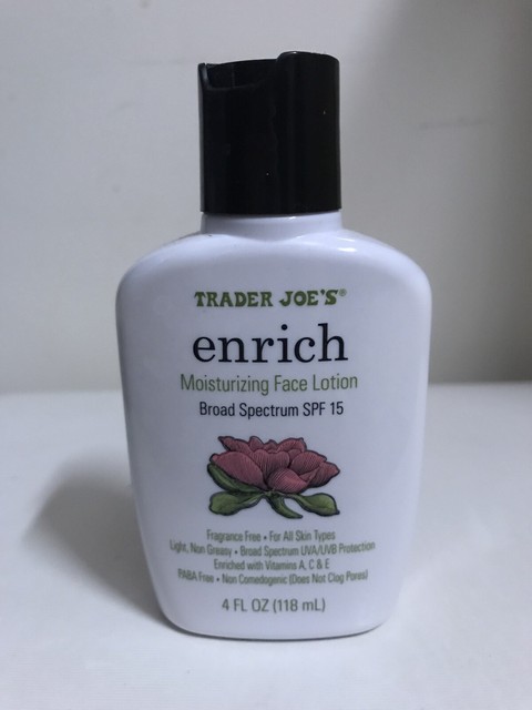 trader joe's face moisturizer