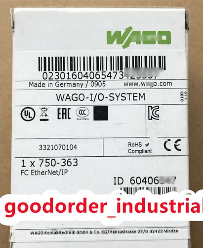 Neu Factory Sealed WAGO 750-363 SPS Modul 750-363 750-363