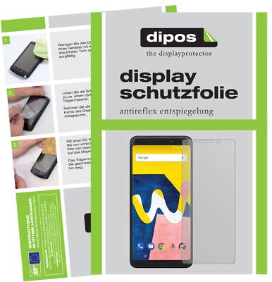 Dipos Pellicola Protettiva Antiriflesso Per Wiko View 2 – 2 Pezzi, Opaca, Anti-impronta, Taglio Laser, Made In Germany - 3