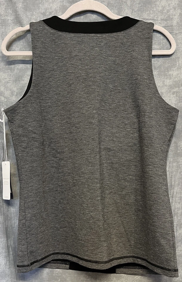 NEW size large NYDJ City/Sport tank top gray black L - Image 4 of 4