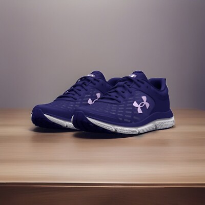 Under Armour Charged Assert 10 Womens Running Shoes Size 6 Blue 3026179