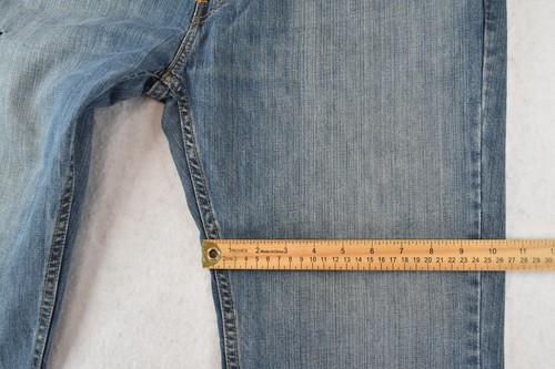 Levis 559 Jeans Relaxed Baggy Straight Mid Rise Med Wash Blue Denim Mens 34x32 - Picture 19 of 24