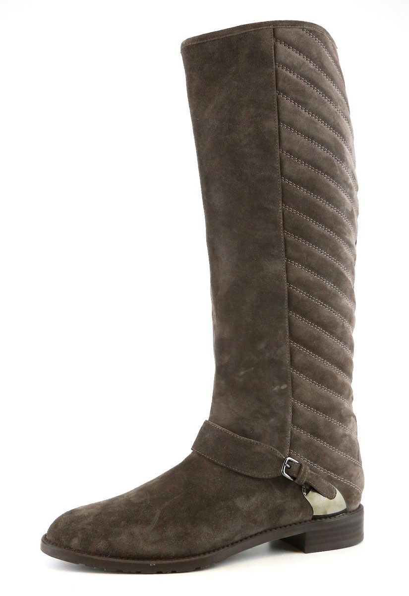 Stuart Weitzman Z11108* Raceway Quilted Shaft Suede Boot Stuart Weitzman Z11108* Raceway Quilted Shaft Suede Boot