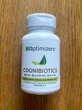 Bioptimizers Cognibiotics Mind, Mood, & Gut Enhancing Pre & Probiotics, 60 cap