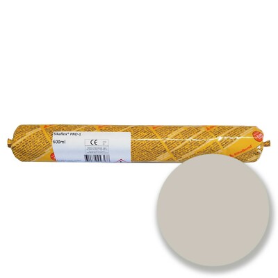 Dichtstoff für Hochbaufugen Sikaflex PRO-1 Kieselgrau, Schlauchbeutel mit 600 ml