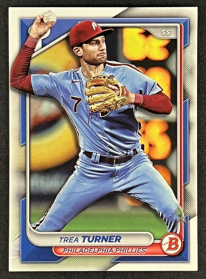 Trea Turner 2024 Bowman #4 Philadelphia Phillies