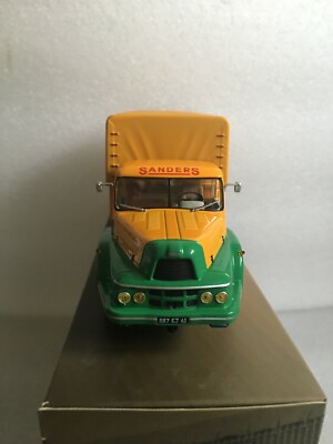 Modèle Réduit Camion Unic Sanders IXO ALTAYA échelle 1/43 - Jaune, Occasion (boîte Abîmée)