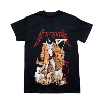Vintage 1992 Metallica Unforgiven Unisex Black Cotton T-shirt, Size S-5XL