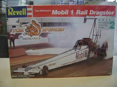 Revell 7497 Tom McEwen's Mobil 1 Rail Dragster model kit | eBay