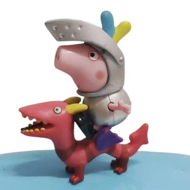 Raro GC: Dragón de Fuego y Caballero George en Escudo de Armadura de Plata, De Colección 2012 Foto 3 de 4