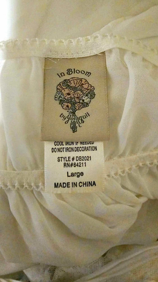 In Bloom by Jonquil Sheer Full Length Dress with beading - Image 4 of 4