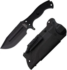 Halfbreed Blades Bush Fixed Knife 5.75" K340 ISODUR Tool Steel Blade G10 Handle