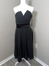 Brand New Ever Pretty Black Dress Size 8 Formal Prom Cocktail Strapless