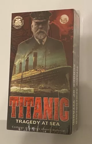 Titanic - Tragedy at Sea - VHS 2 Tape Set, NEW/SEALED, (VHS/EP, 1997)