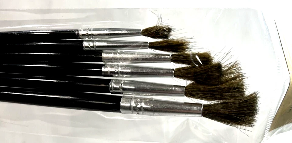 Art Paint Brushes Crafter's Square 6-Piece PB-6-BLK (Case of 96 6-Packs) - Image 4 of 4