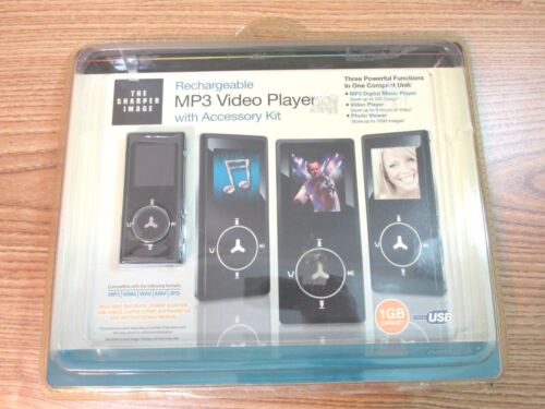 THE SHARPER IMAGE MP3 VIDEO PLAYER 1GB USB 9 STUNDEN VIDEO - Bild 1 von 4