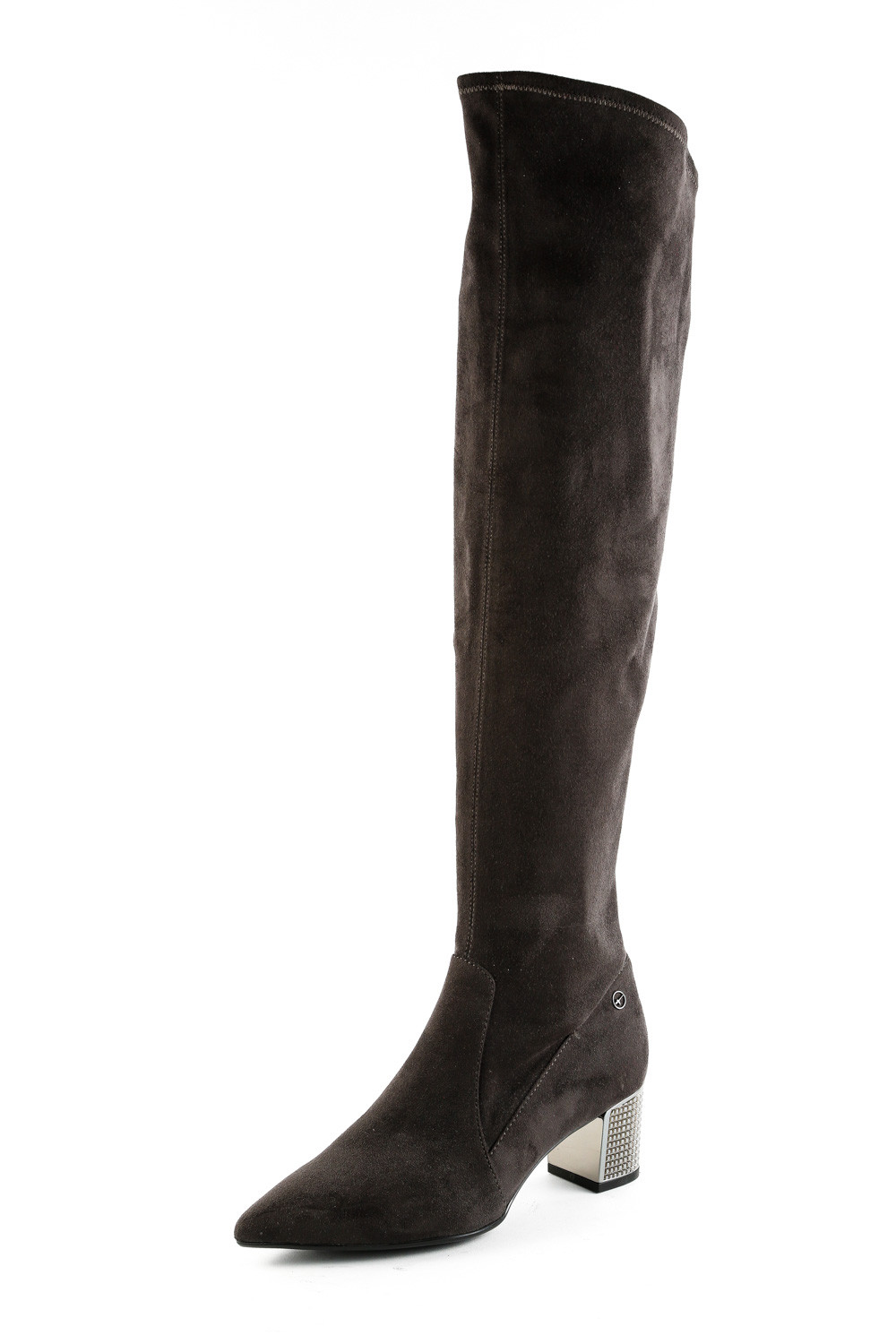 Tamaris Damen Overknees Stretch Stiefel High Heels Party Grau Gr. 37 Tamaris Damen Overknees Stretch Stiefel High Heels Party Grau Gr. 37