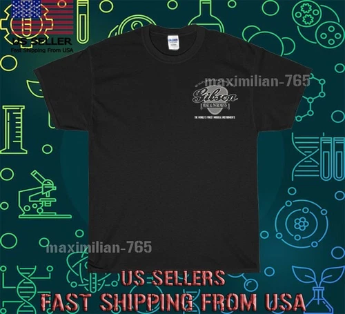 NEW SHIRT GIBSON GUITARS MUSICAL INSTRUMENT RACING LOGO T-SHIRT SIZE FUNNY S-5XL