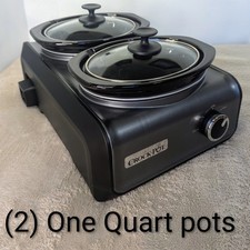Crock-Pot SCCPMD1-CH Hook Up Double Oval Conn...