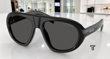 Prada Pr C05sf 16k08z Black Dark Grey 56 Mm Women's Sunglasses